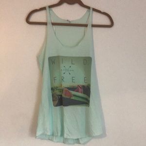 Rip Curl Mint Green Tank Top
